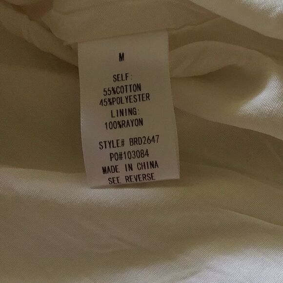 NWT Endless Rose Cream Sleeveless Button Vest Dress - Picture 6 of 9